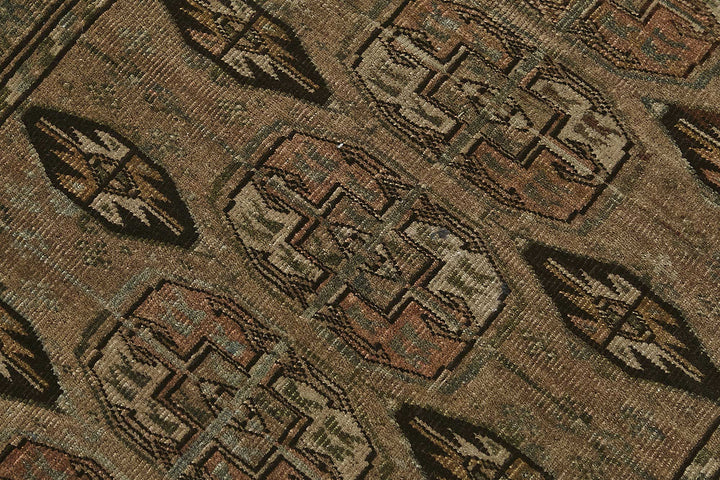 3x4 Beige Antique Ensari Turkmen Rug - 50122