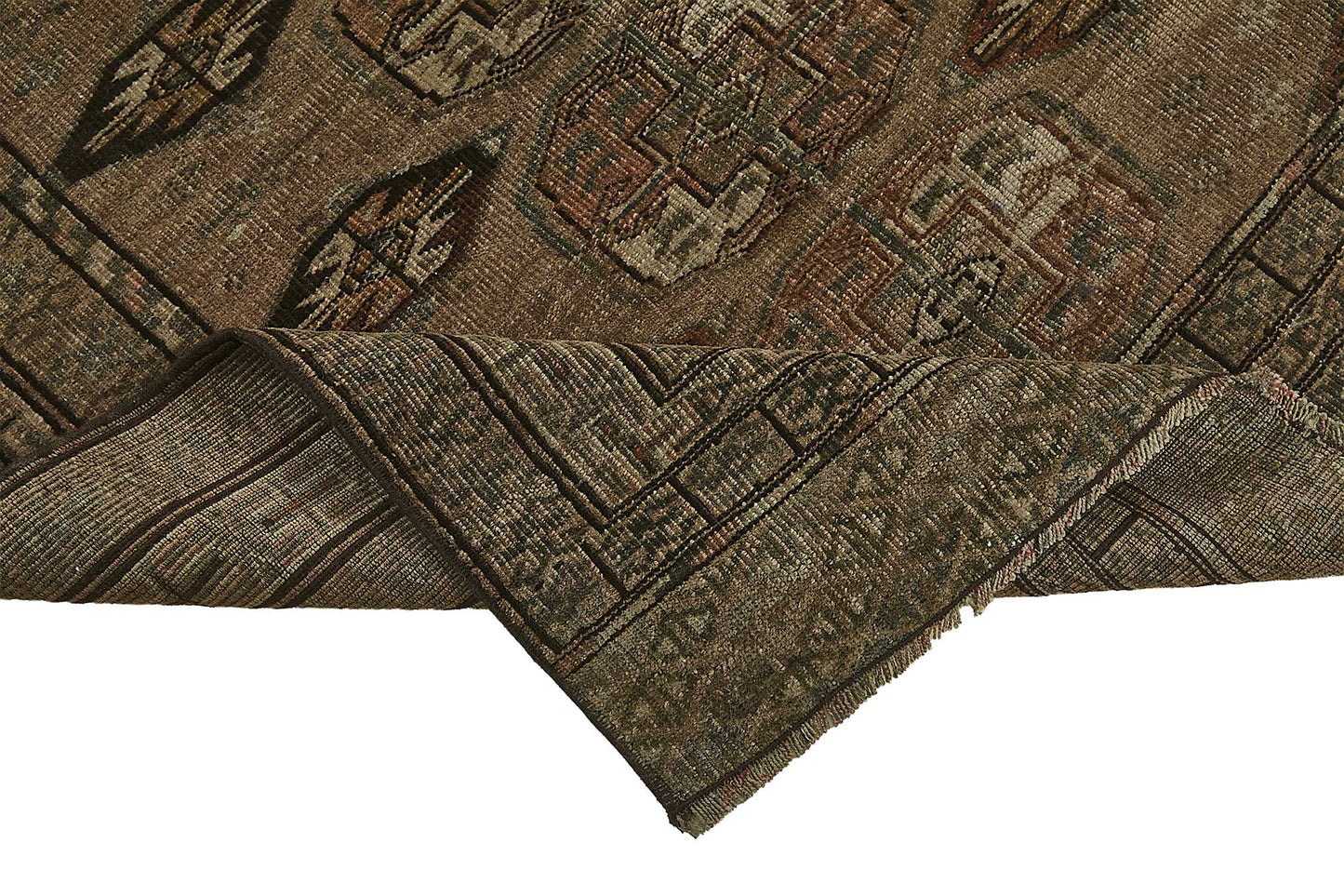 3x4 Beige Antique Ensari Turkmen Rug - 50122