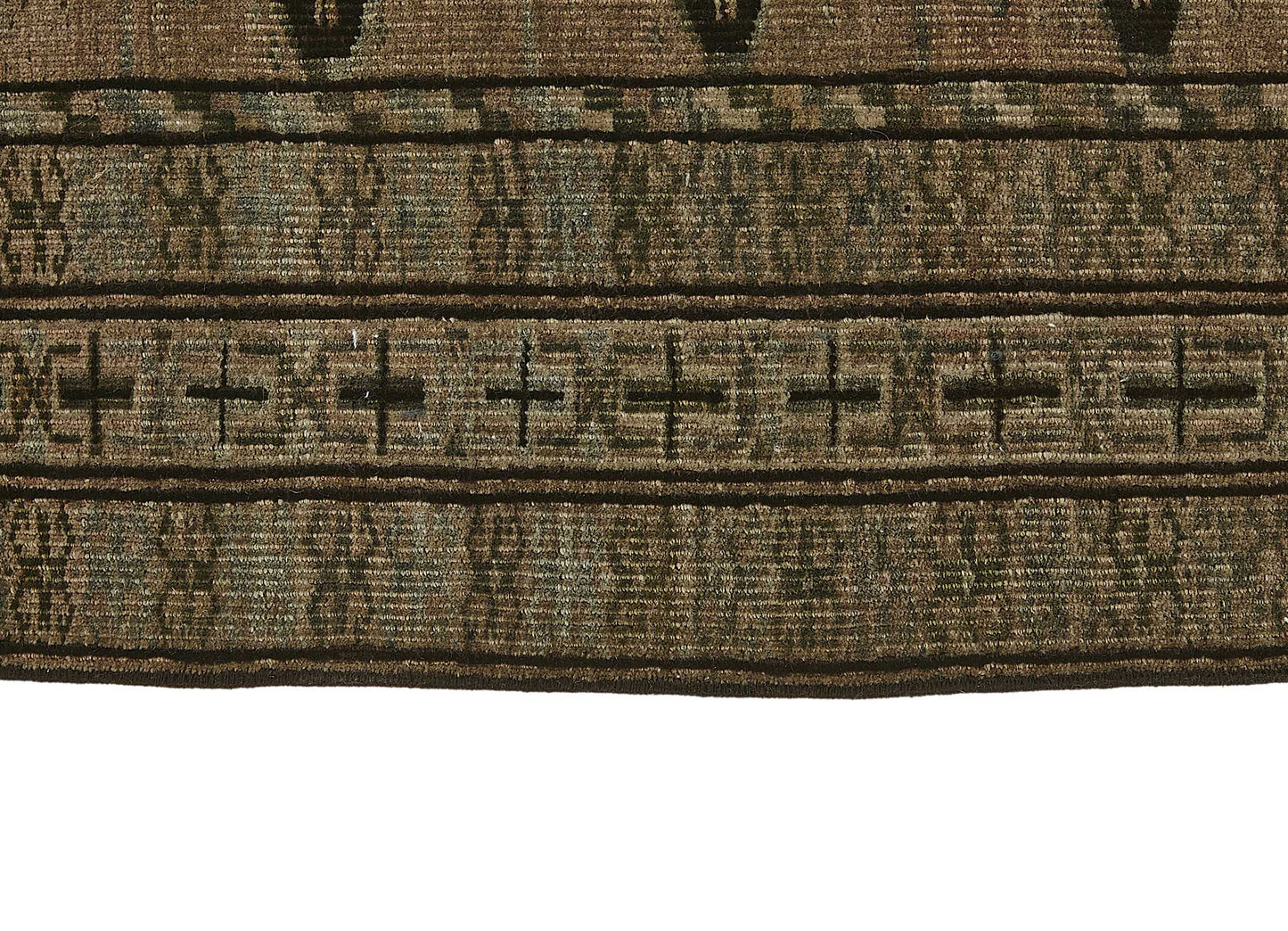 3x4 Beige Antique Ensari Turkmen Rug - 50122