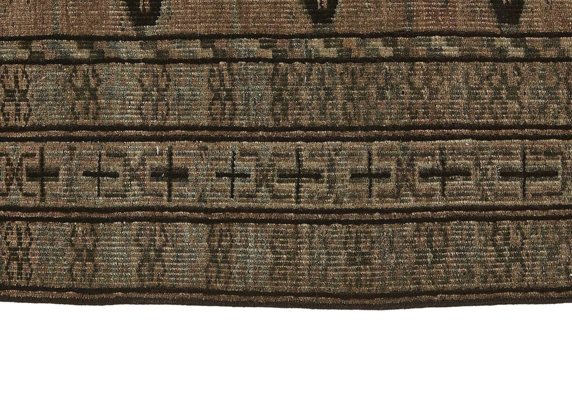 3x4 Beige Antique Ensari Turkmen Rug - 50122