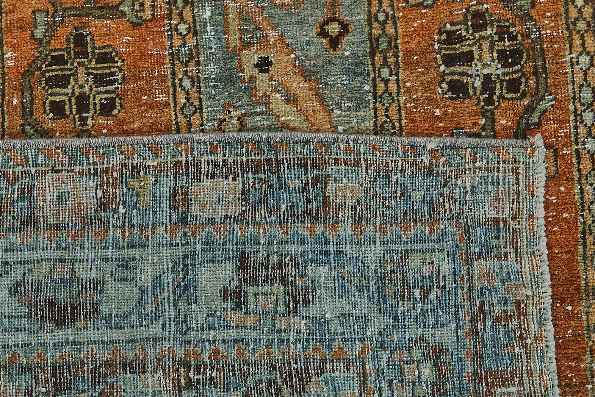 5x7 Beige Antique Persian Bakthiari Rug - 50123