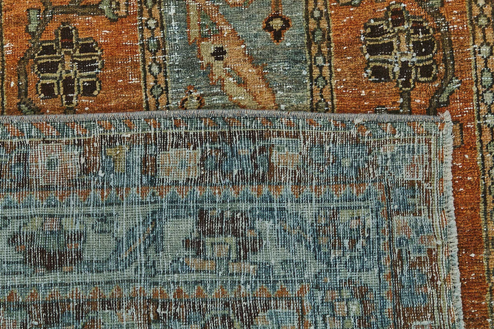 5x7 Beige Antique Persian Bakthiari Rug - 50123