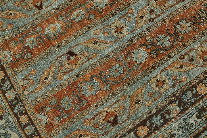 5x7 Beige Antique Persian Bakthiari Rug - 50123