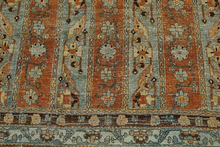 5x7 Beige Antique Persian Bakthiari Rug - 50123