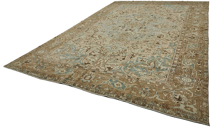 10x16 Beige Antique Persian Bakhtiari Rug - 50125