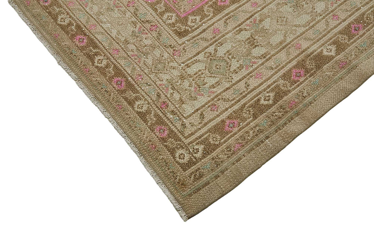 10x13 Beige Antique Persian Tabriz Rug - 50127