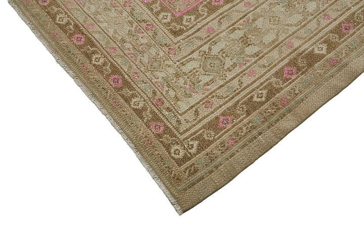 10x13 Beige Antique Persian Tabriz Rug - 50127