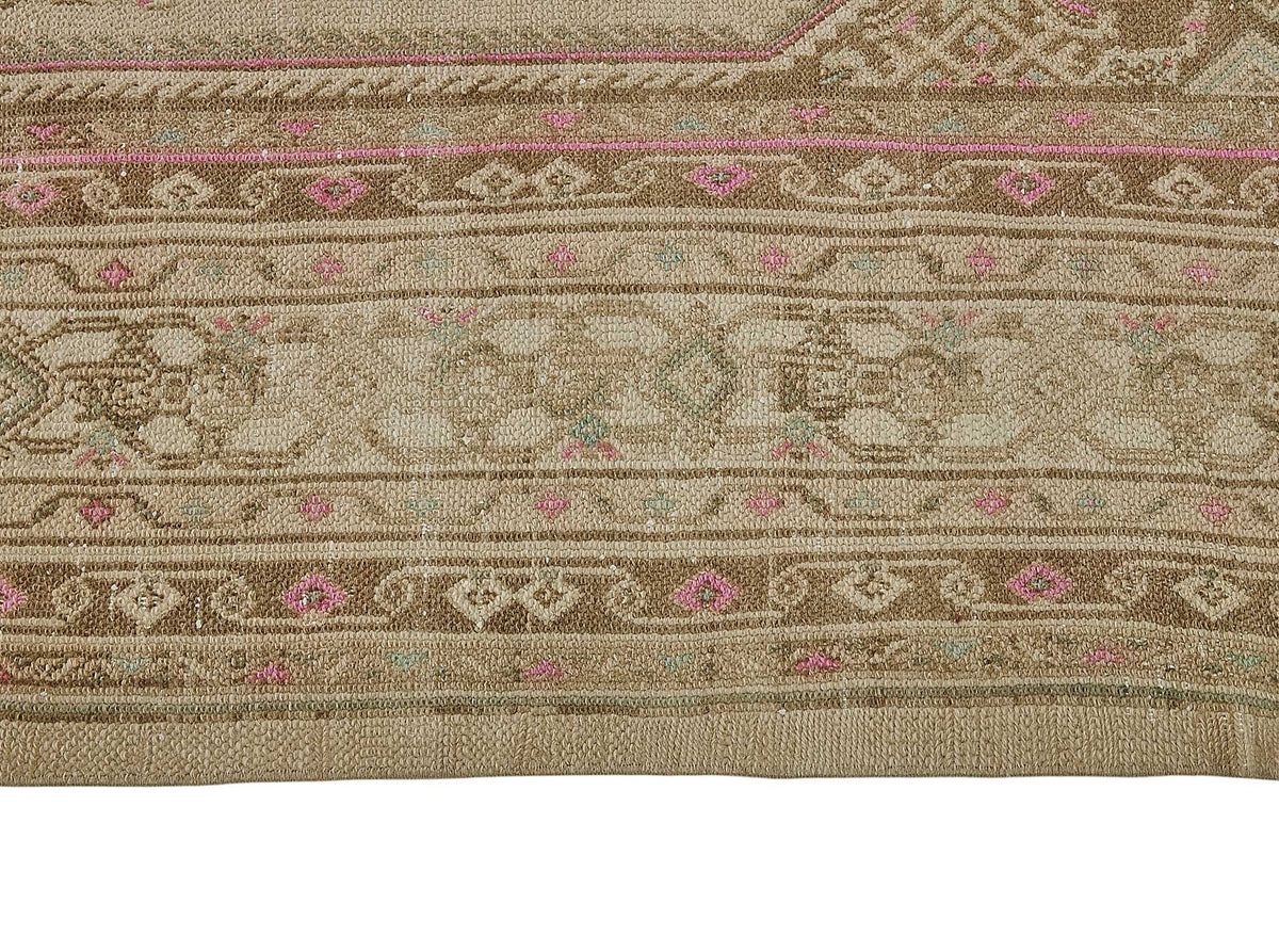 10x13 Beige Antique Persian Tabriz Rug - 50127