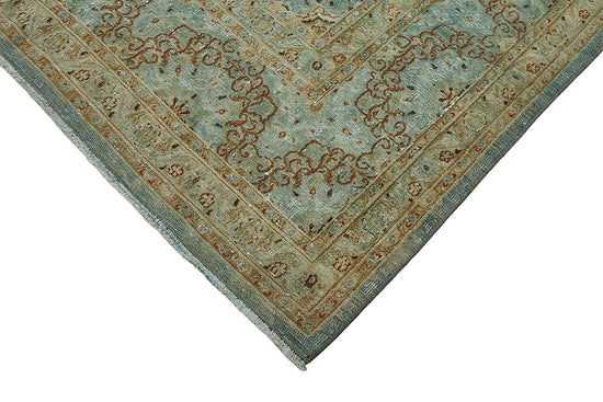 9x13 Blue Antique Persian Mashad Rug - 50128