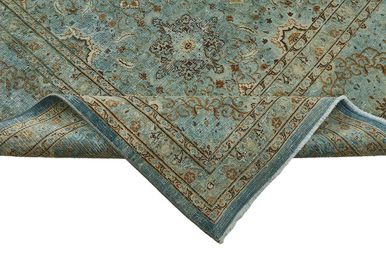 9x13 Blue Antique Persian Mashad Rug - 50128