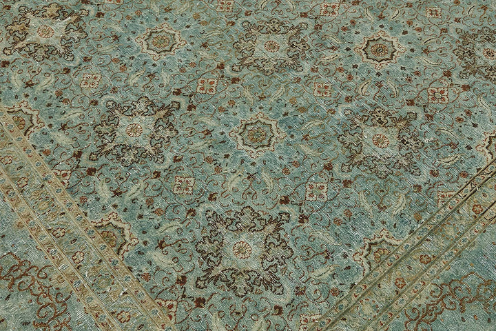 9x13 Blue Antique Persian Mashad Rug - 50128