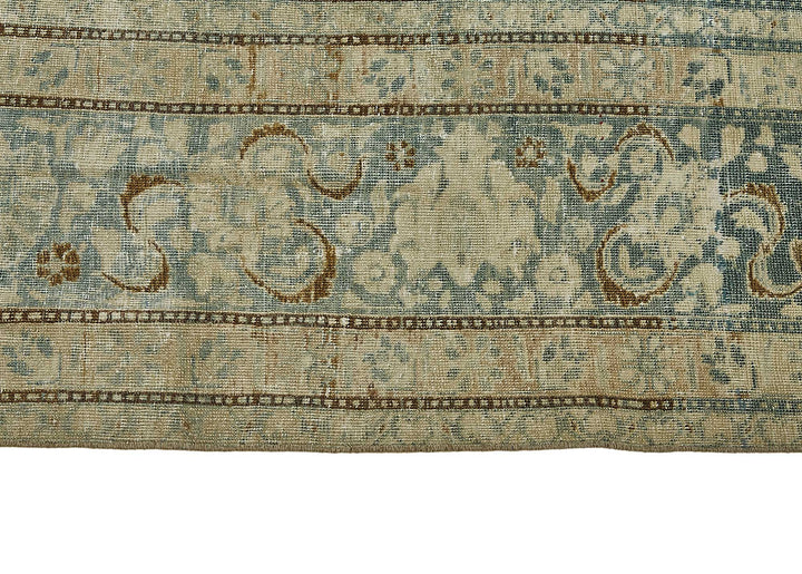 9x16 Beige Antique Persian Tabriz Rug - 50131