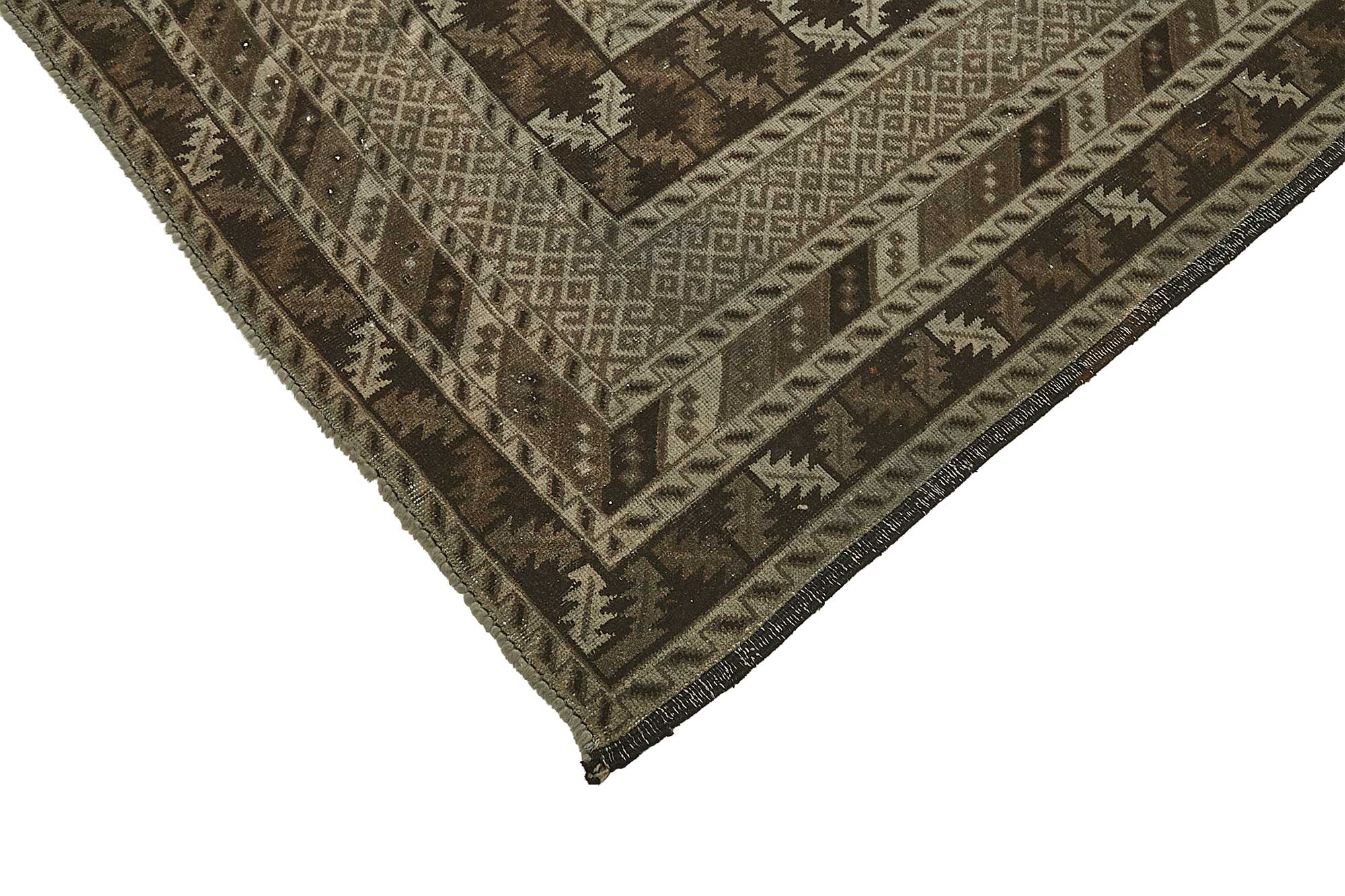 10x13 Beige Antique Ensari Turkmen Rug - 50132