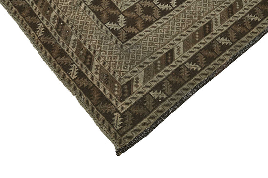 10x13 Beige Antique Ensari Turkmen Rug - 50132