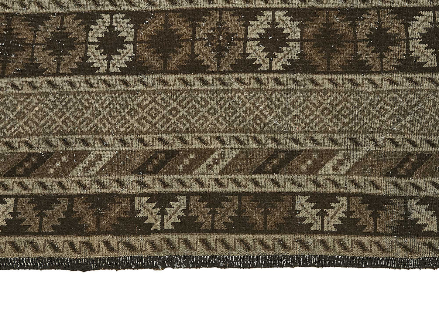 10x13 Beige Antique Ensari Turkmen Rug - 50132