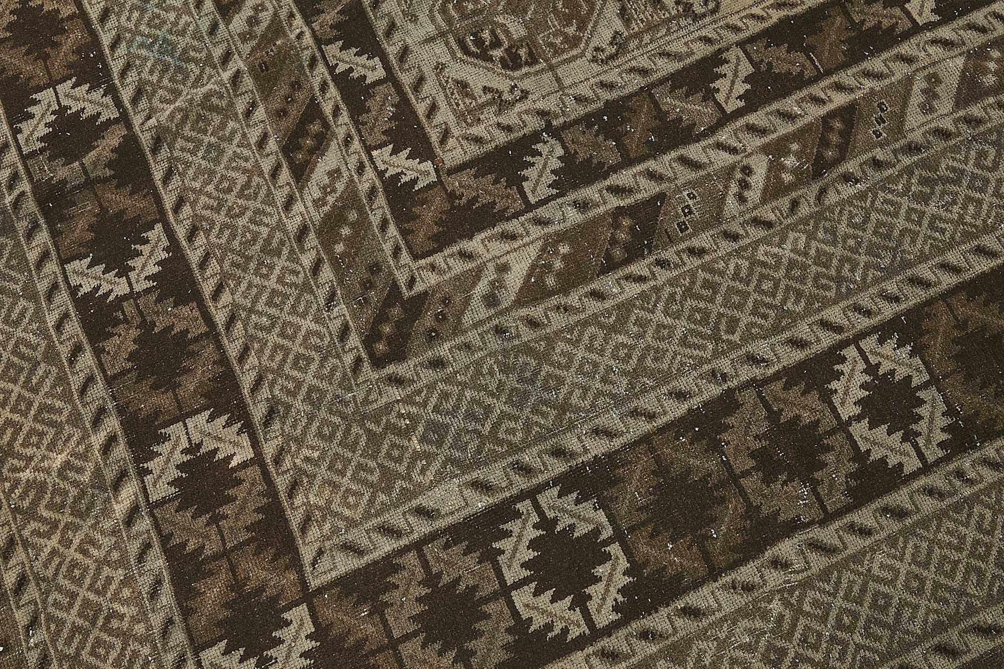 10x13 Beige Antique Ensari Turkmen Rug - 50132