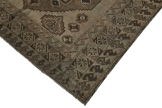 5x13 Beige Antique Ensari Turkmen Rug - 50133