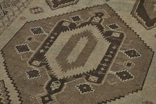 5x13 Beige Antique Ensari Turkmen Rug - 50133