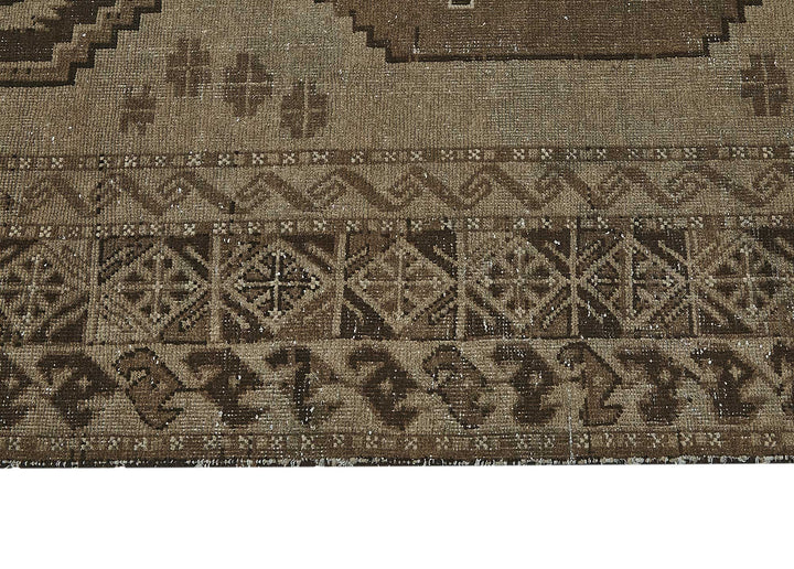5x13 Beige Antique Ensari Turkmen Rug - 50133