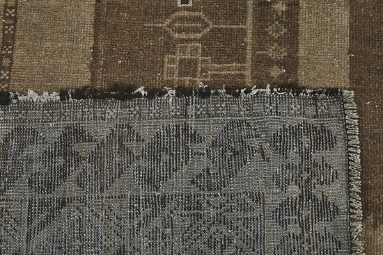 5x13 Beige Antique Ensari Turkmen Rug - 50133