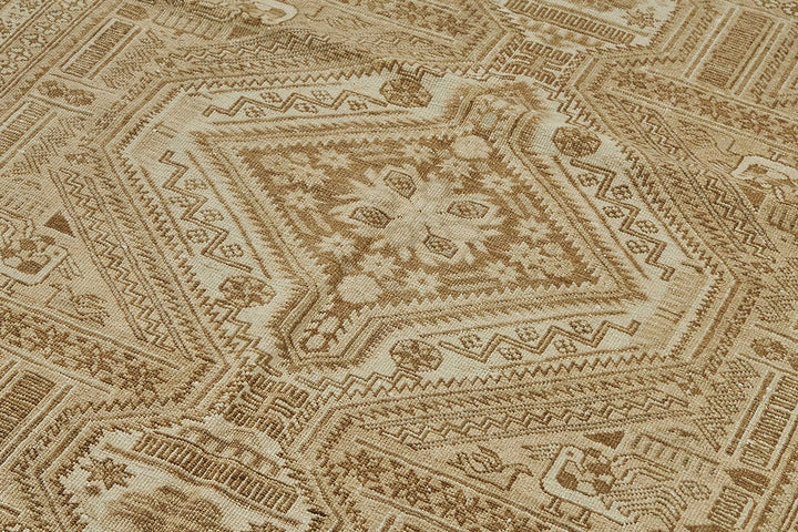 5x9 Beige Antique Afghan Belouch Rug - 50134