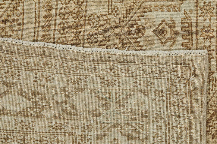 5x9 Beige Antique Afghan Belouch Rug - 50134