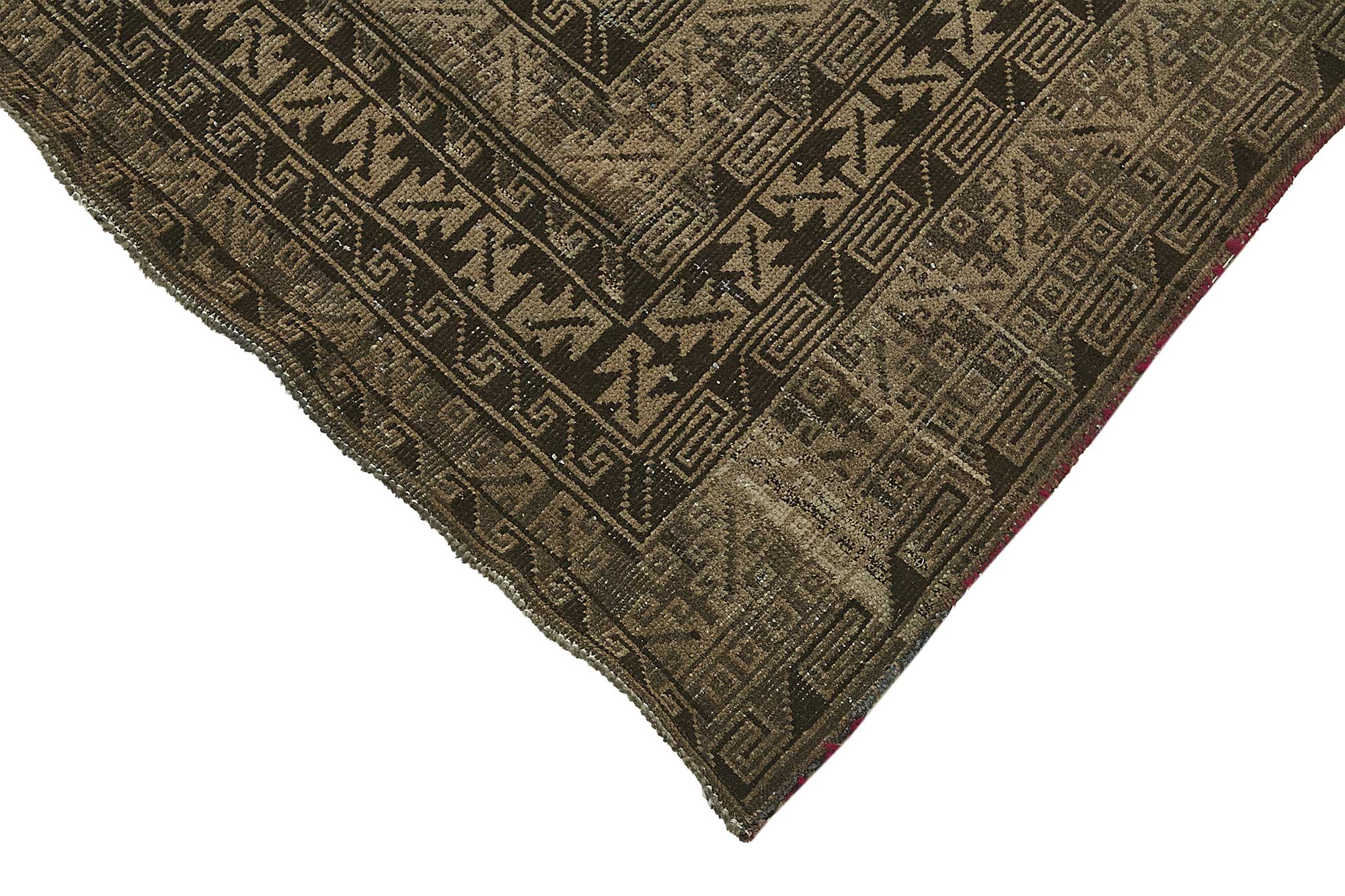 6x10 Beige Antique Afghan Mauri Rug - 50135