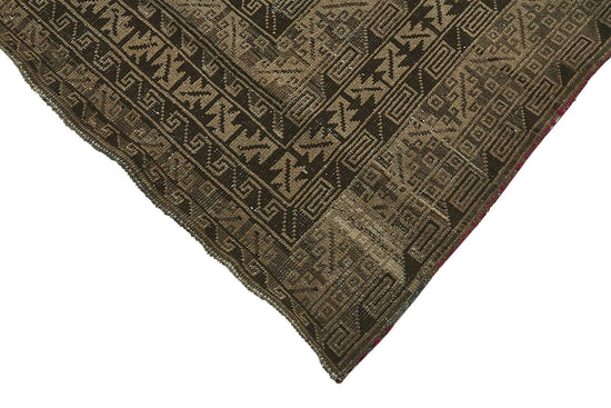 6x10 Beige Antique Afghan Mauri Rug - 50135