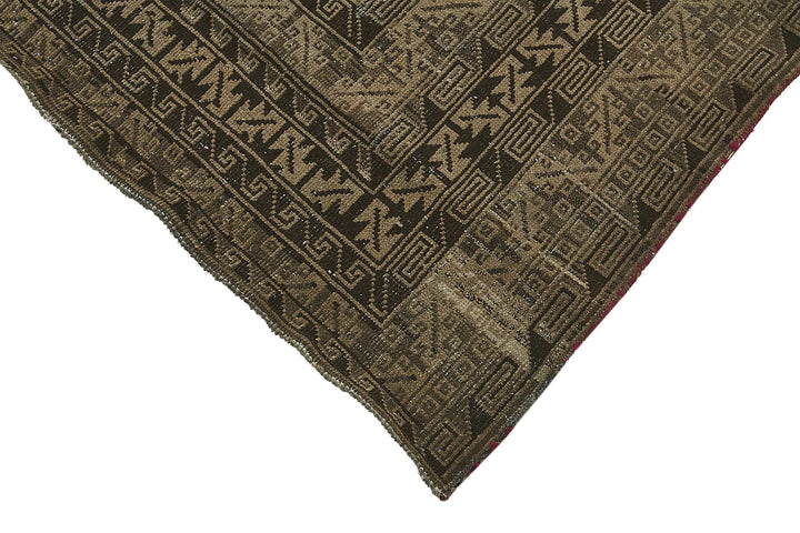 6x10 Beige Antique Afghan Mauri Rug - 50135
