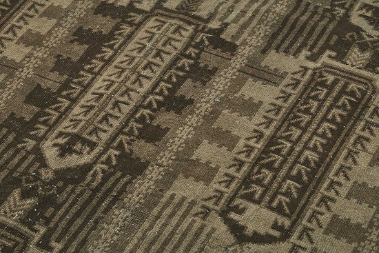 6x10 Beige Antique Afghan Mauri Rug - 50135
