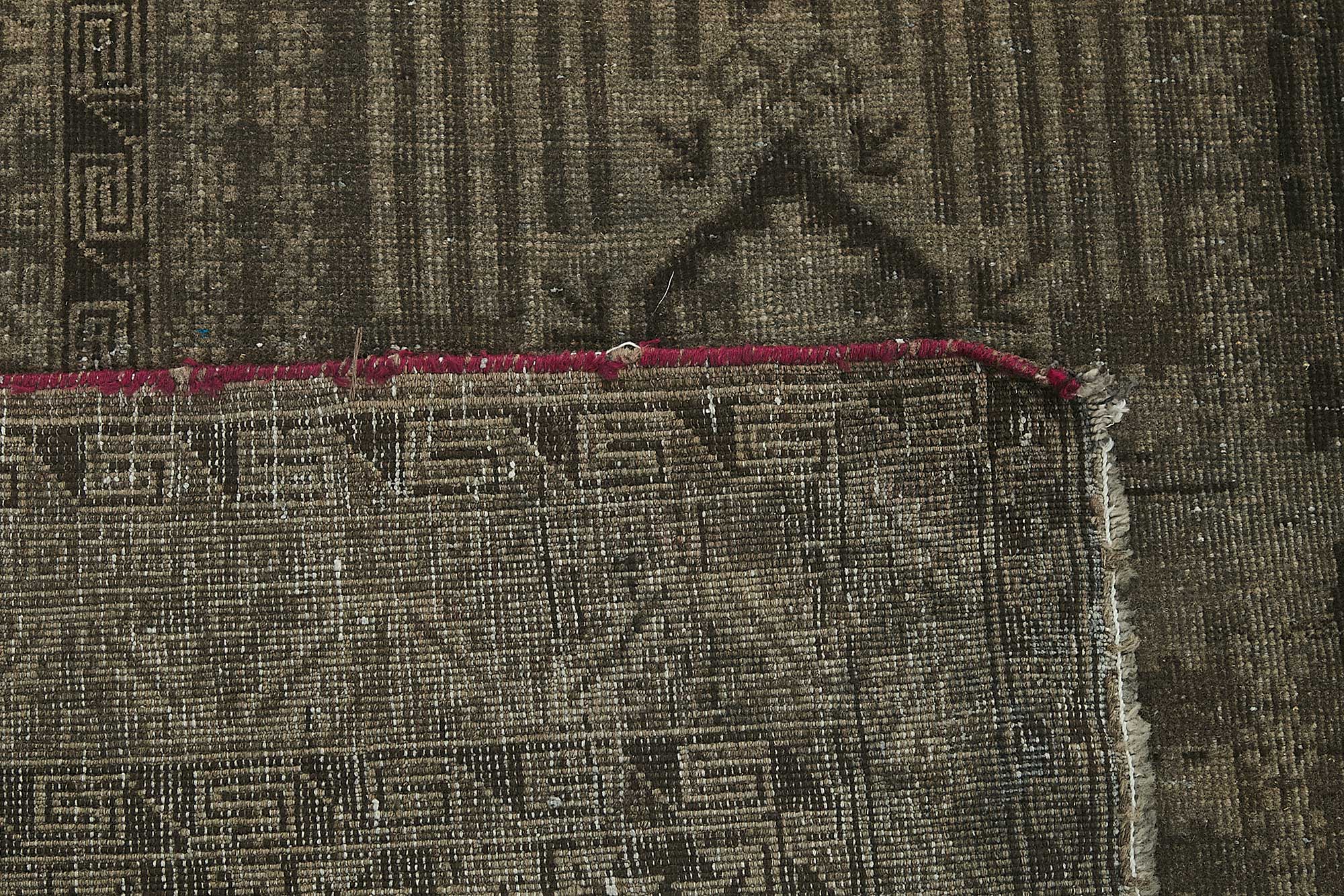 6x10 Beige Antique Afghan Mauri Rug - 50135