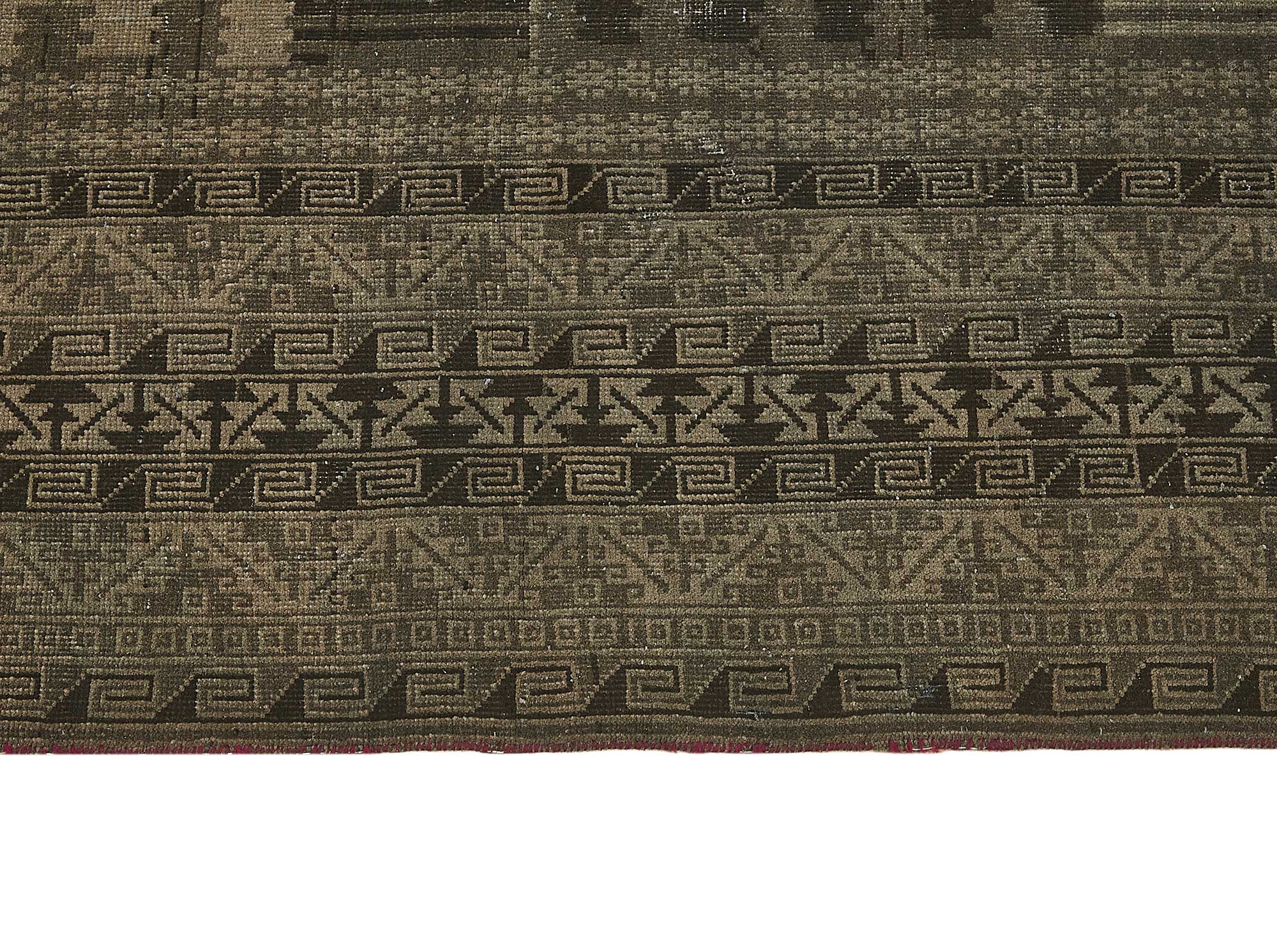 6x10 Beige Antique Afghan Mauri Rug - 50135