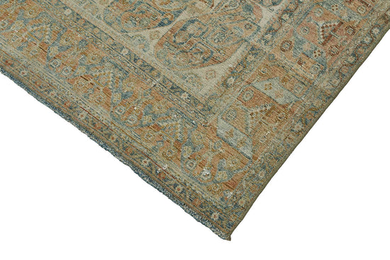 7x9 Beige Antique Persian Shiraz Rug - 50137