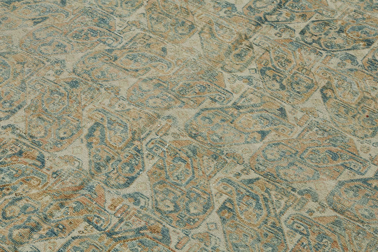 7x9 Beige Antique Persian Shiraz Rug - 50137