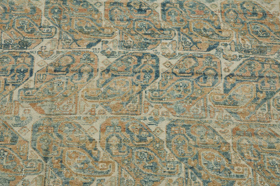 7x9 Beige Antique Persian Shiraz Rug - 50137