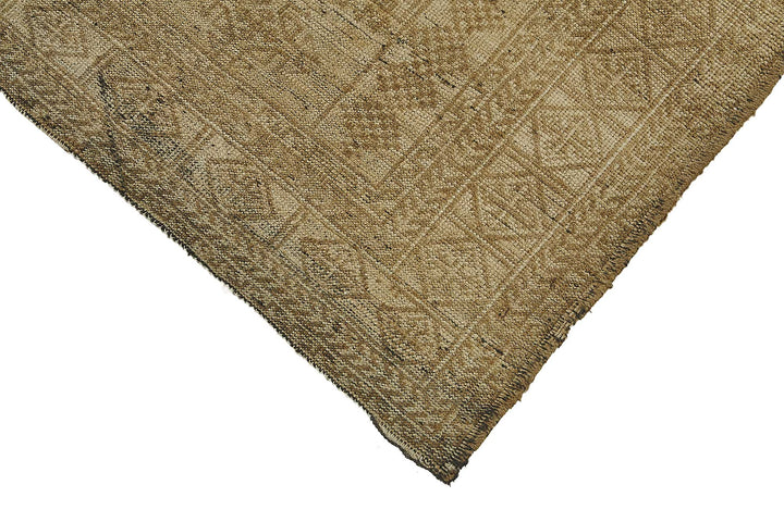 6x8 Beige Antique Afghan Kunduz Rug - 50138