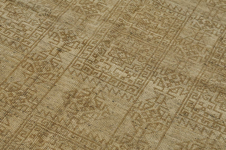 6x8 Beige Antique Afghan Kunduz Rug - 50138