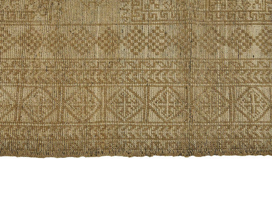 6x8 Beige Antique Afghan Kunduz Rug - 50138
