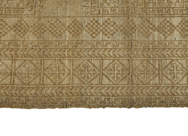 6x8 Beige Antique Afghan Kunduz Rug - 50138