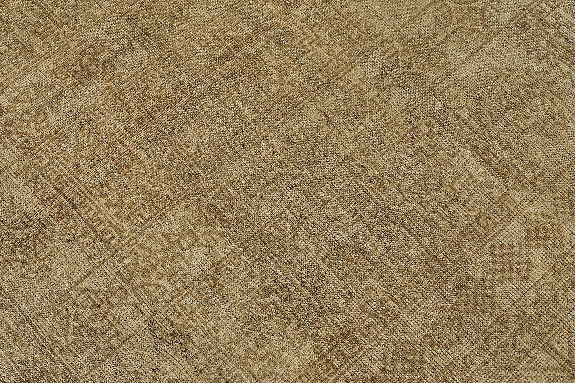 6x8 Beige Antique Afghan Kunduz Rug - 50138