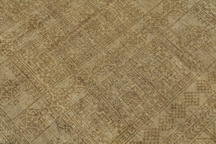 6x8 Beige Antique Afghan Kunduz Rug - 50138