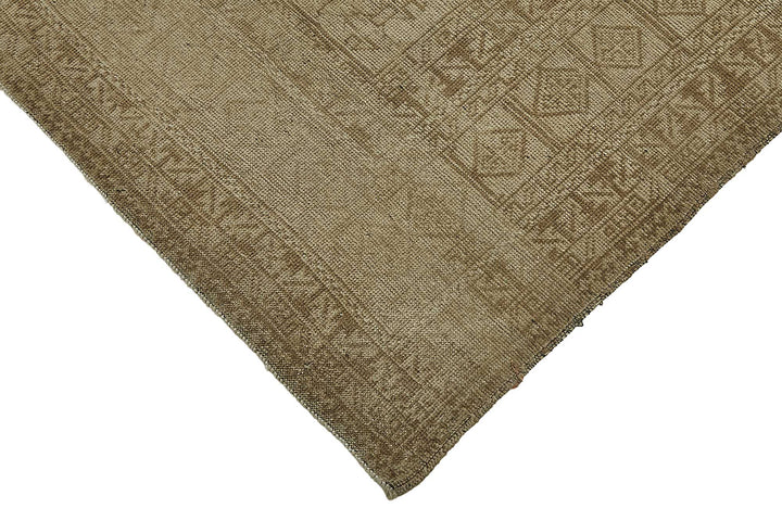 6x9 Beige Antique Afghan Kunduz Rug - 50139