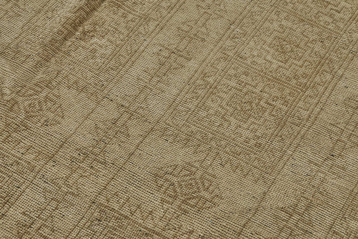 6x9 Beige Antique Afghan Kunduz Rug - 50139