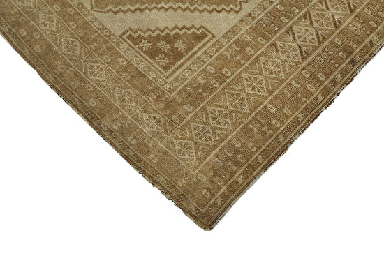 4x10 Beige Antique Afghan Ensari Rug - 50143