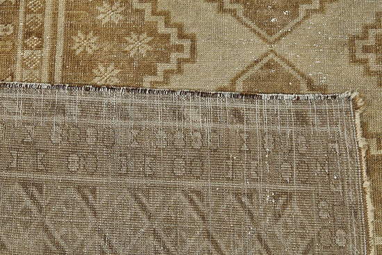 4x10 Beige Antique Afghan Ensari Rug - 50143