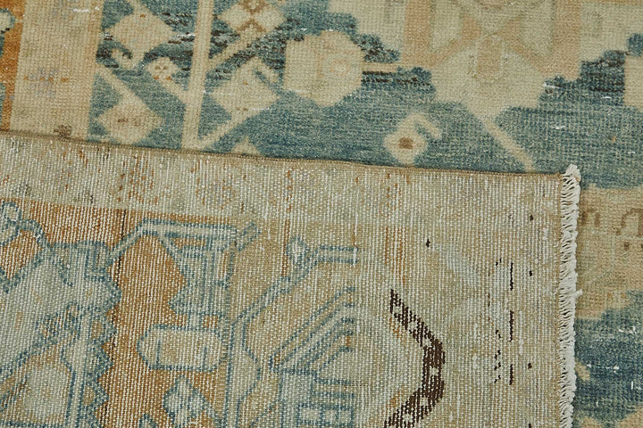 7x10 Beige Antique Persian Bakthiari Rug - 50145