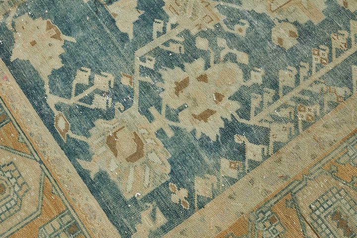 7x10 Beige Antique Persian Bakthiari Rug - 50145