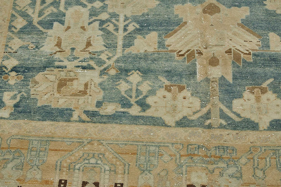 7x10 Beige Antique Persian Bakthiari Rug - 50145