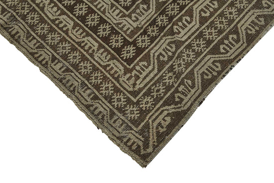 5x14 Beige Antique Caucasian Runner Rug - 50148