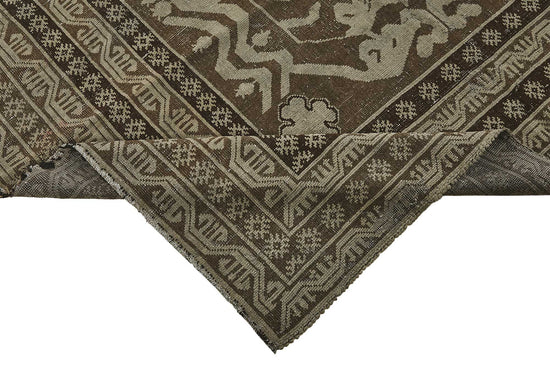 5x14 Beige Antique Caucasian Runner Rug - 50148